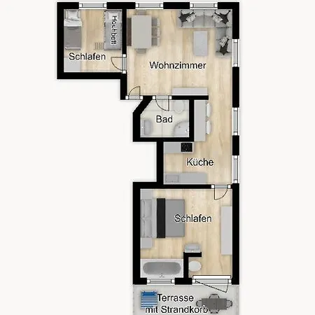 Apartment Haus Inselrose Ankerrose Juist